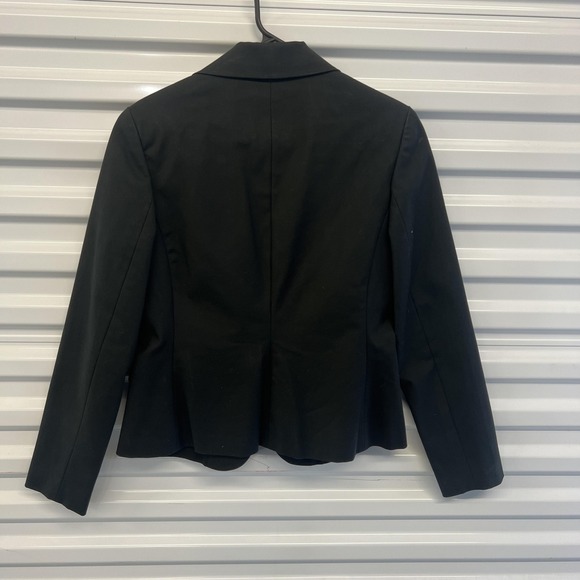 Lilly Pulitzer Blazer Womens 8 Black Tie Waist Jacket Lined Career Work - Picture 13 of 16